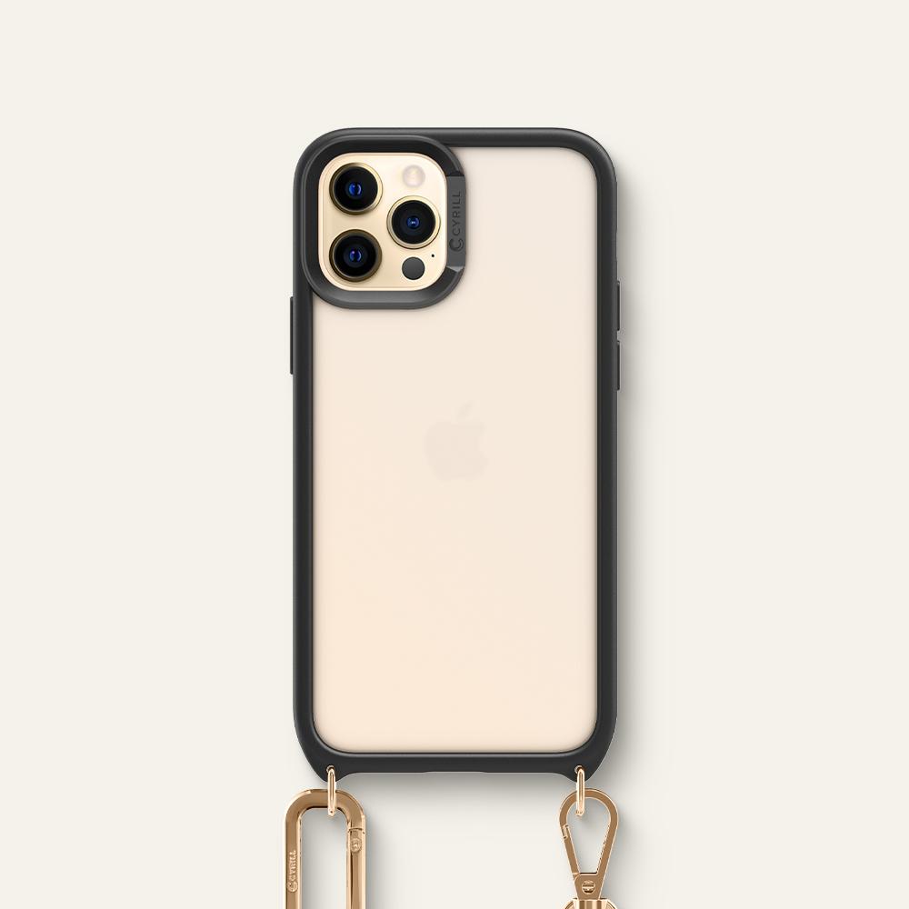 Ampd - Gold Bumper Soft Case with MagSafe for Apple iPhone 12 Pro / iPhone 12 - Light Pink